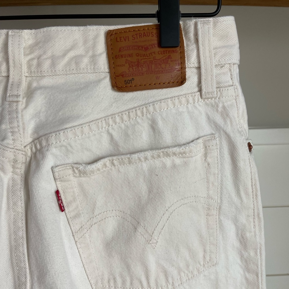 Levi’s 501 white wash